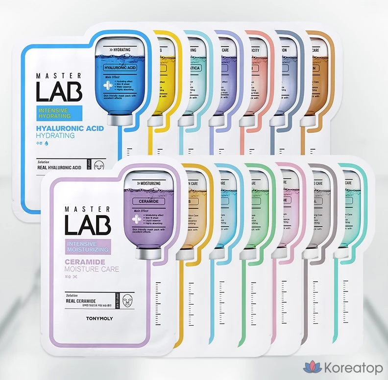 Маска для лица Tony Moly Master Lab Easy GF Mask Sheet, 19 г, 1 упаковка, 10 штук., фото 2