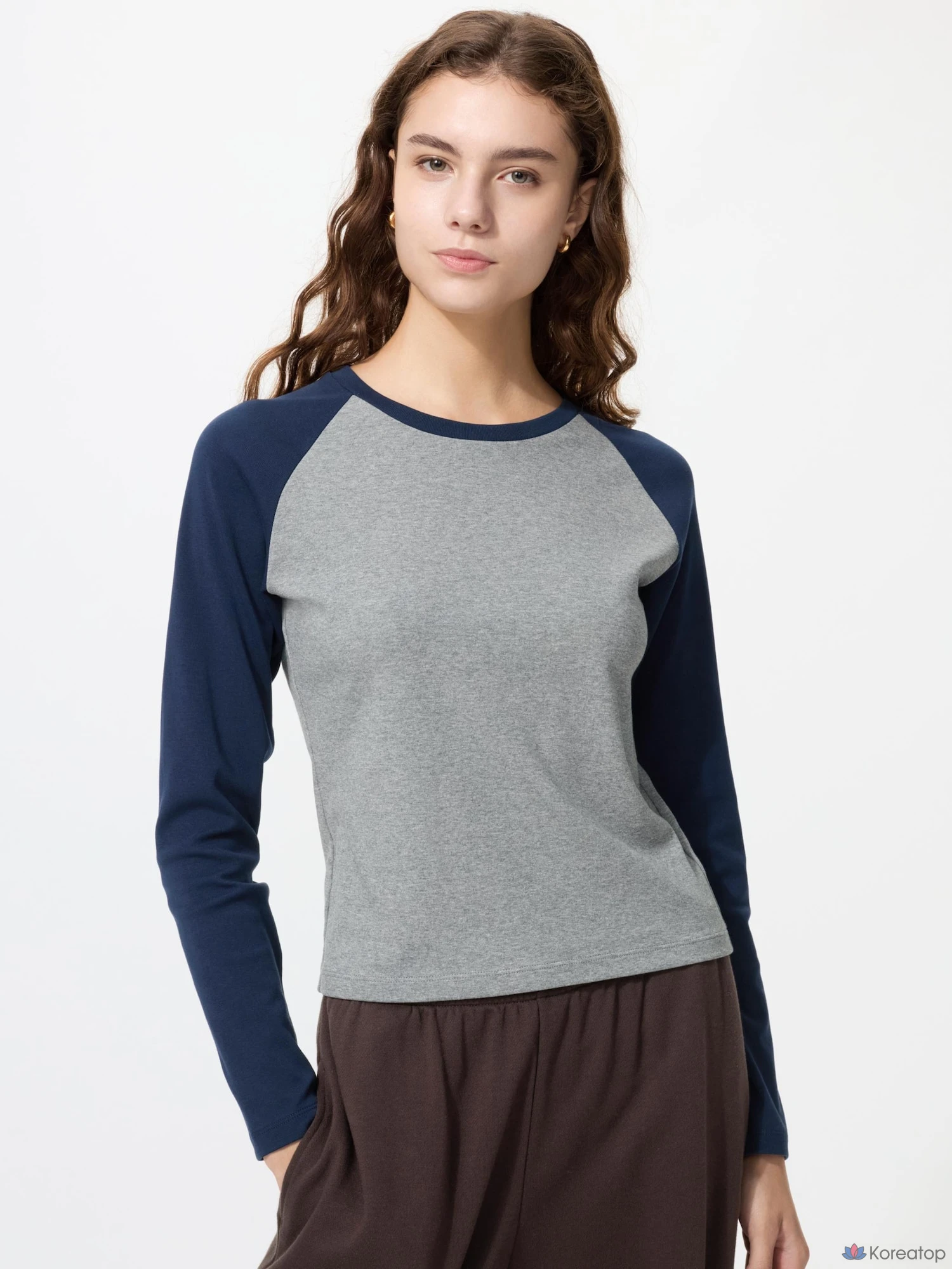 Футболка Uniqlo Mini T Long Sleeve Raglan