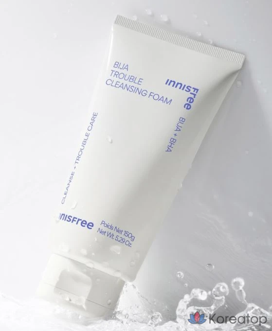 Очищающая пенка Innisfree New Visa BHA Trouble, 150 г, 1 шт.