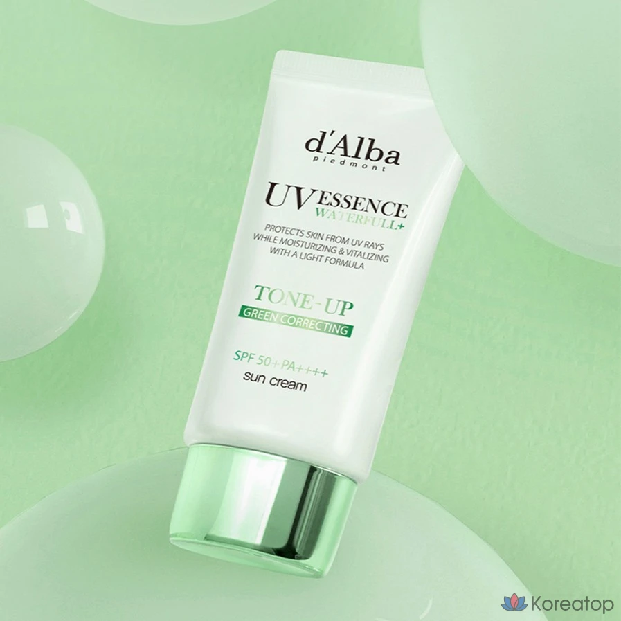 Солнцезащитный крем D'alba Clean Tea Tree Liposome Green Tone-Up Sunscreen SPF50+ PA++++, 50 мл, 1 шт.