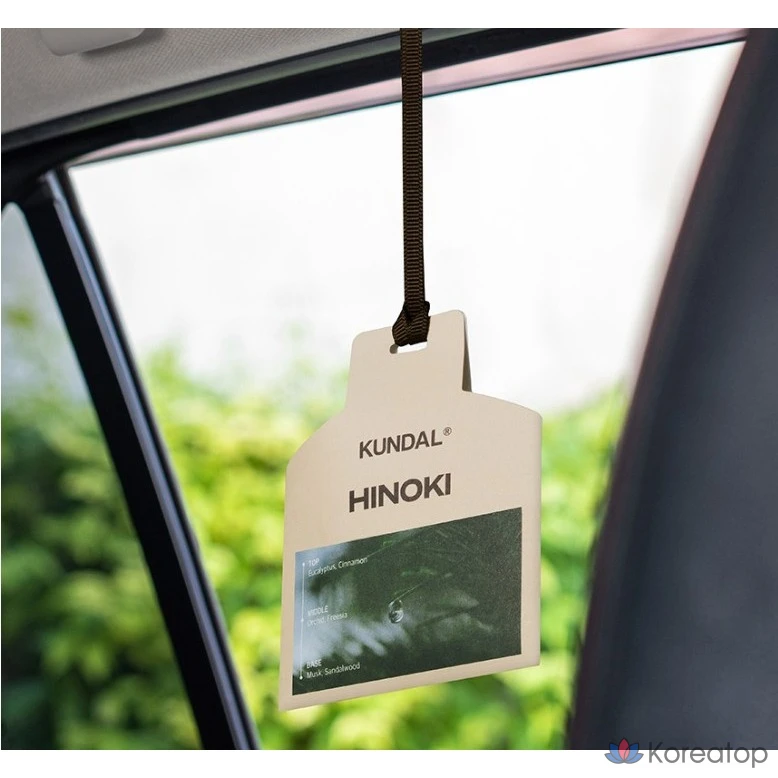 Парфюмированное саше Kundal Car, 7г x 4р, 1 шт, Хиноки, фото 2