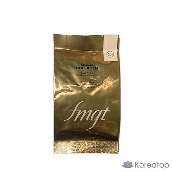 Ампула с золотым коллагеном в сетчатой форме, 13 г, сменный блок № 201, абрикосово-бежевый, 1 шт.