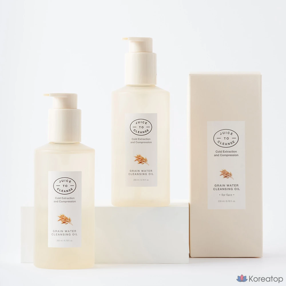 Очищающее масло для лица Juice To Cleanse Grain Water Cleansing Oil JCCL004, 200 мл, 1 шт.