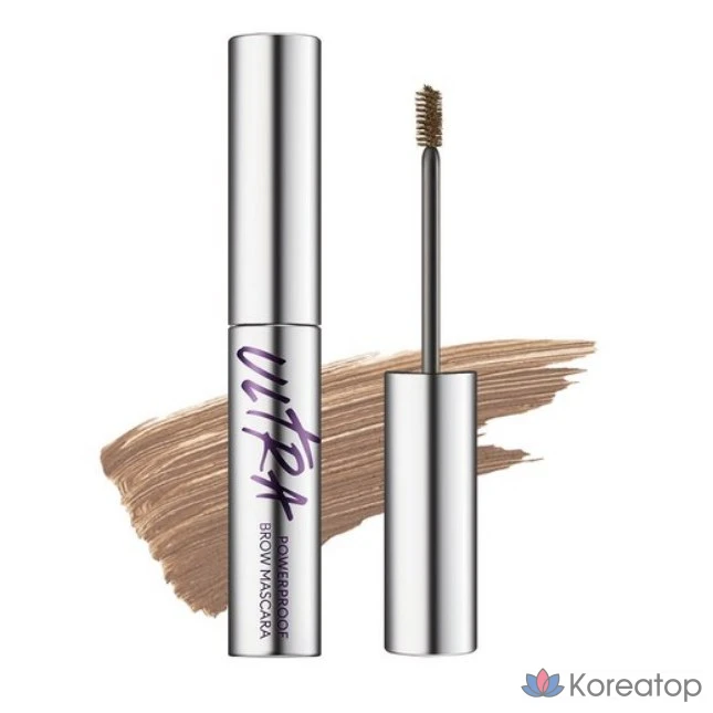 Корректор для бровей Missha Ultra Powerproof Brow Cara, 4 г, нейтрально-коричневый, 1 шт.
