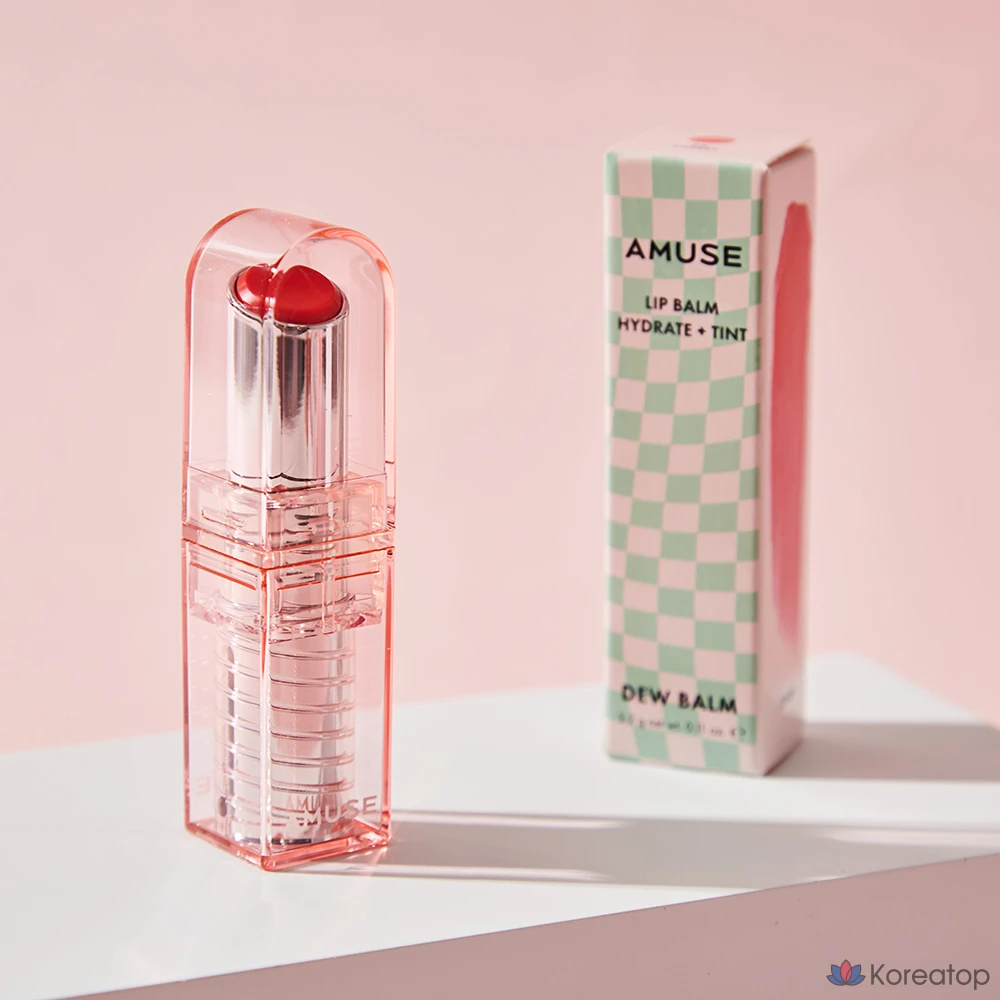 Бальзам для губ AMUSE Dew Lip Balm, оттенок 04, 3.2 г, 1 шт., фото 2