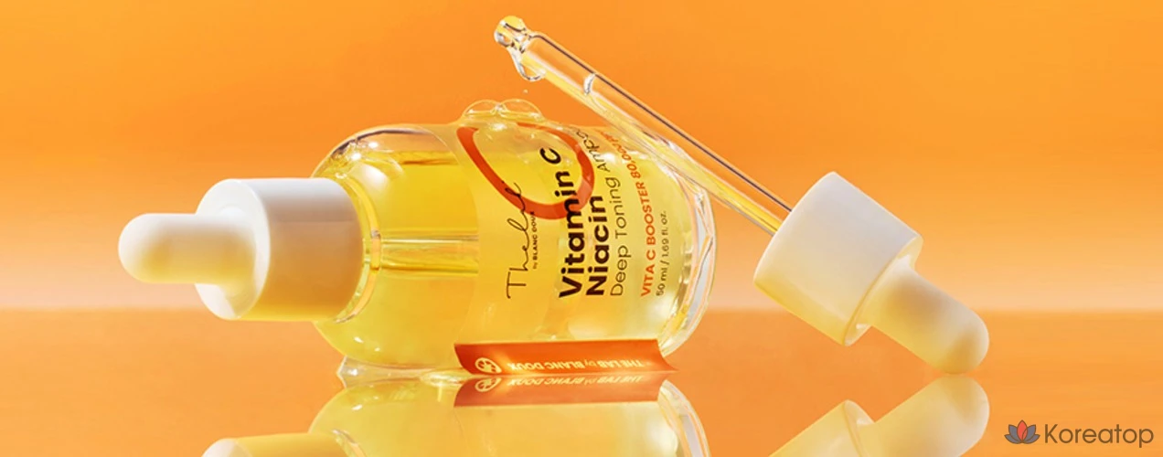 Отбеливающая ампула THE LAB by blanc doux с витамином С и ниацином для глубокого тонизирования кожи, 50 мл, 1 шт.