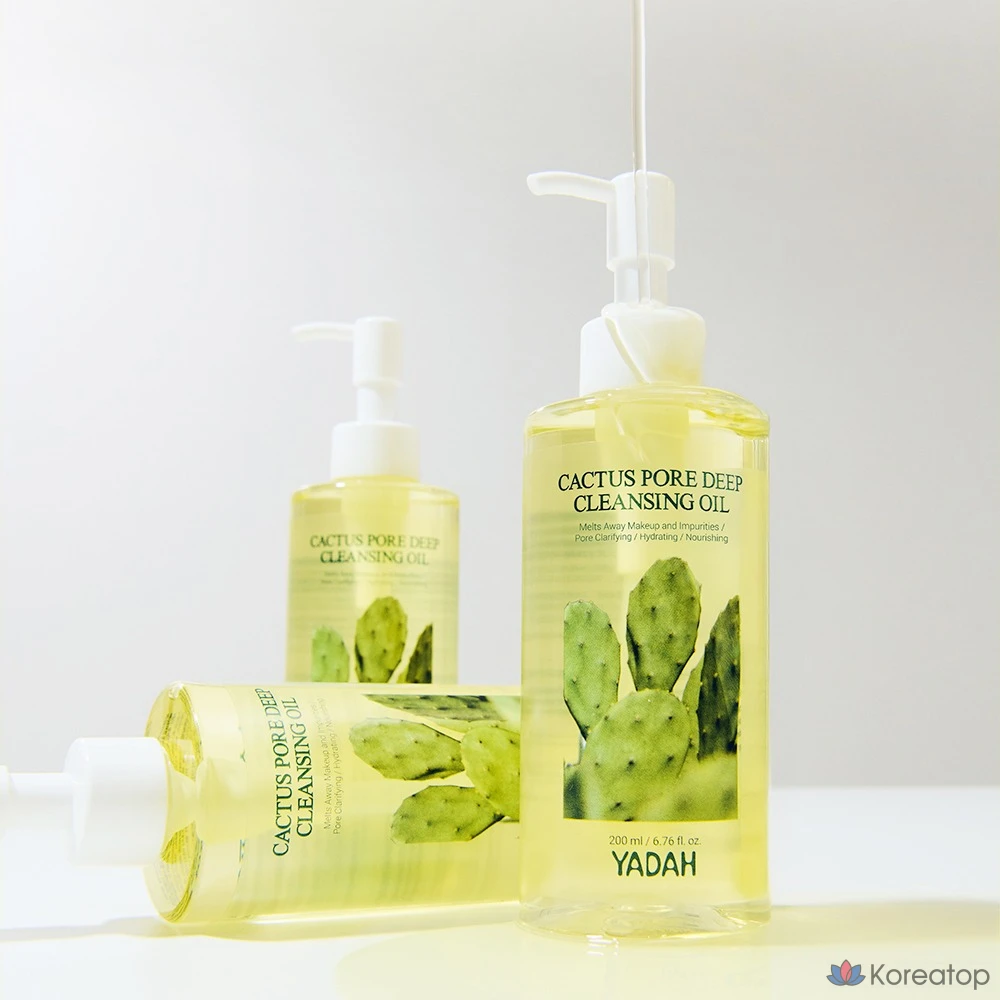 Очищающее масло для пор Yadah Cactus, 1 шт., 200 мл
