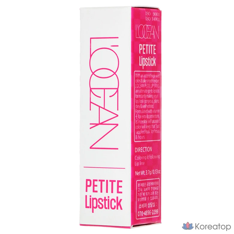 Маленькая помада, 1 шт., № 1, красный L'OCEAN, фото 3