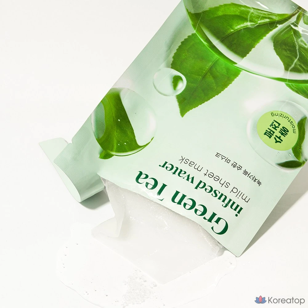 Набор мягких увлажняющих масок Goodal с зеленым чаем (AD), 1 упаковка, 10 штук., фото 2