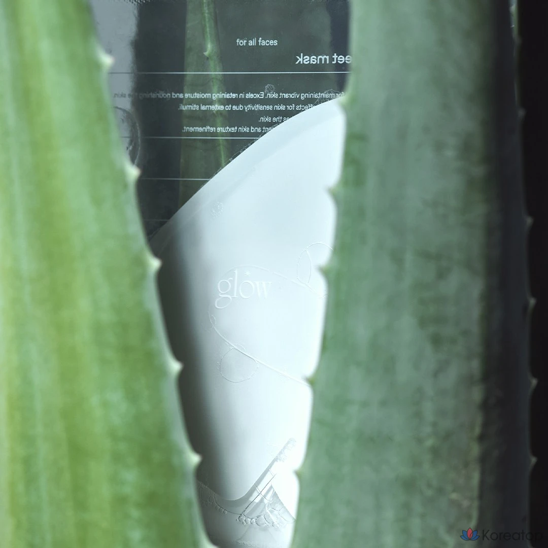 Набор гидрогелевых масок Glow Aloe, 1 упаковка, 3 штуки.