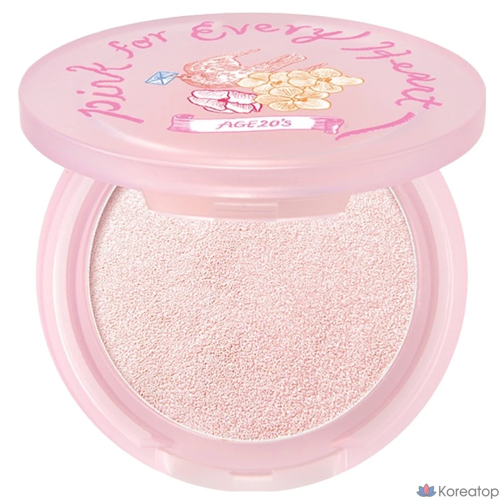 Маркер Careglow, розовый, серия «Для всех сердец», светло-розовый, 1 шт.