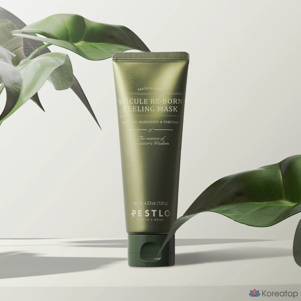 Отшелушивающая маска PESTLO Spicule Ribbon Peeling Mask 120 г с зеленым чаем, 1 шт.