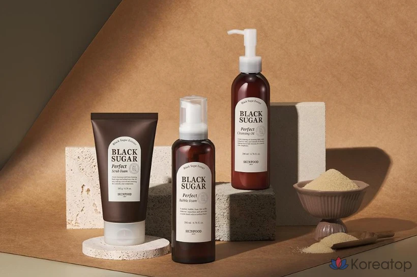 Пенка для скрабирования Skinfood Black Sugar Perfect Scrub Foam, 180 г, 1 шт.