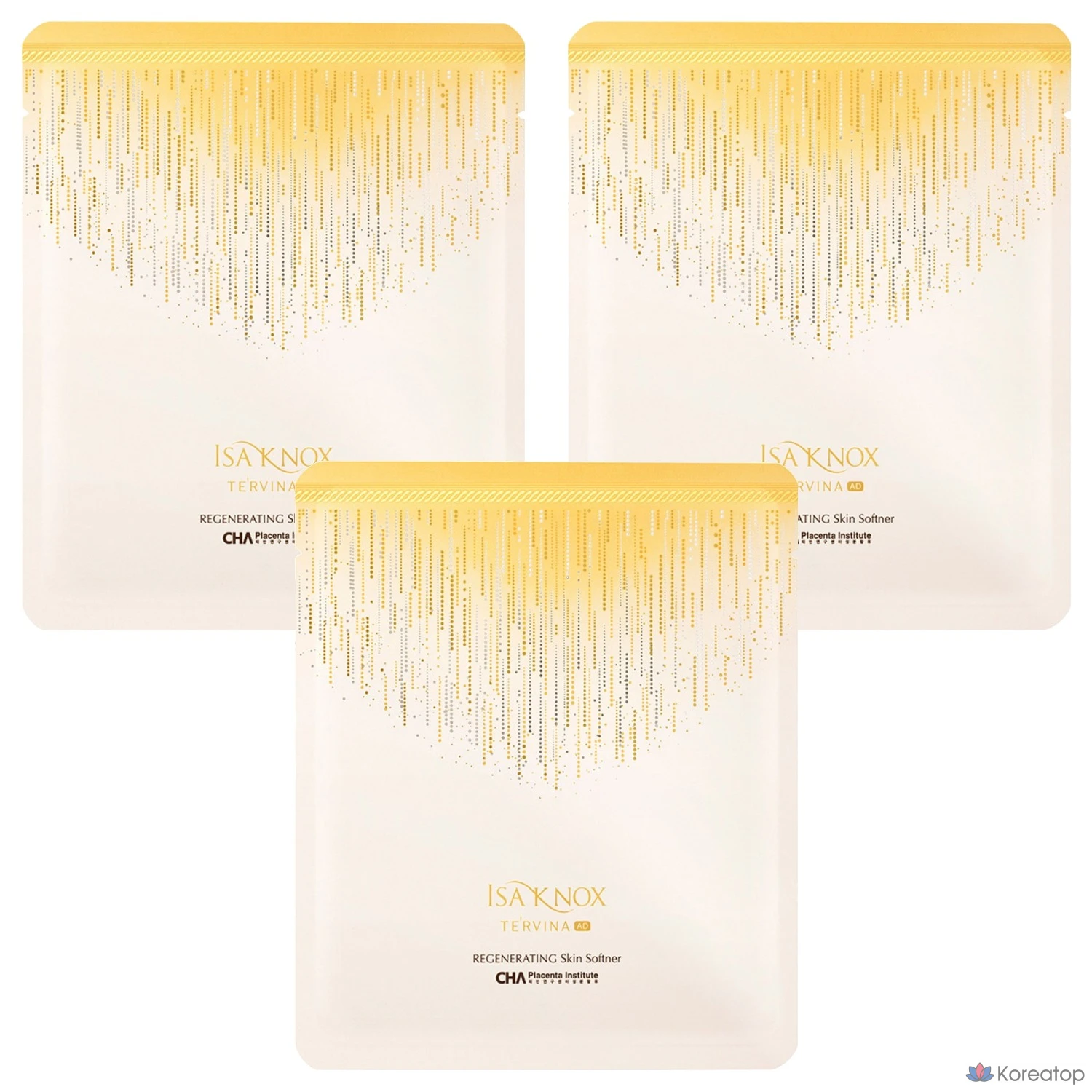 Регенерирующая золотая ампульная маска Isa Knox Terbina AD, 1 упаковка, 3 упаковки