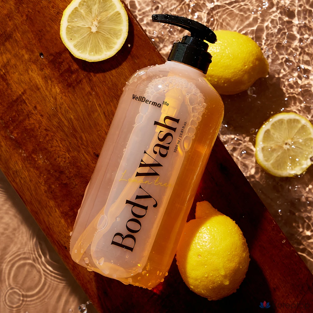 Гель для душа WellDerma с лимонным деревом, 1 л, 1 шт.