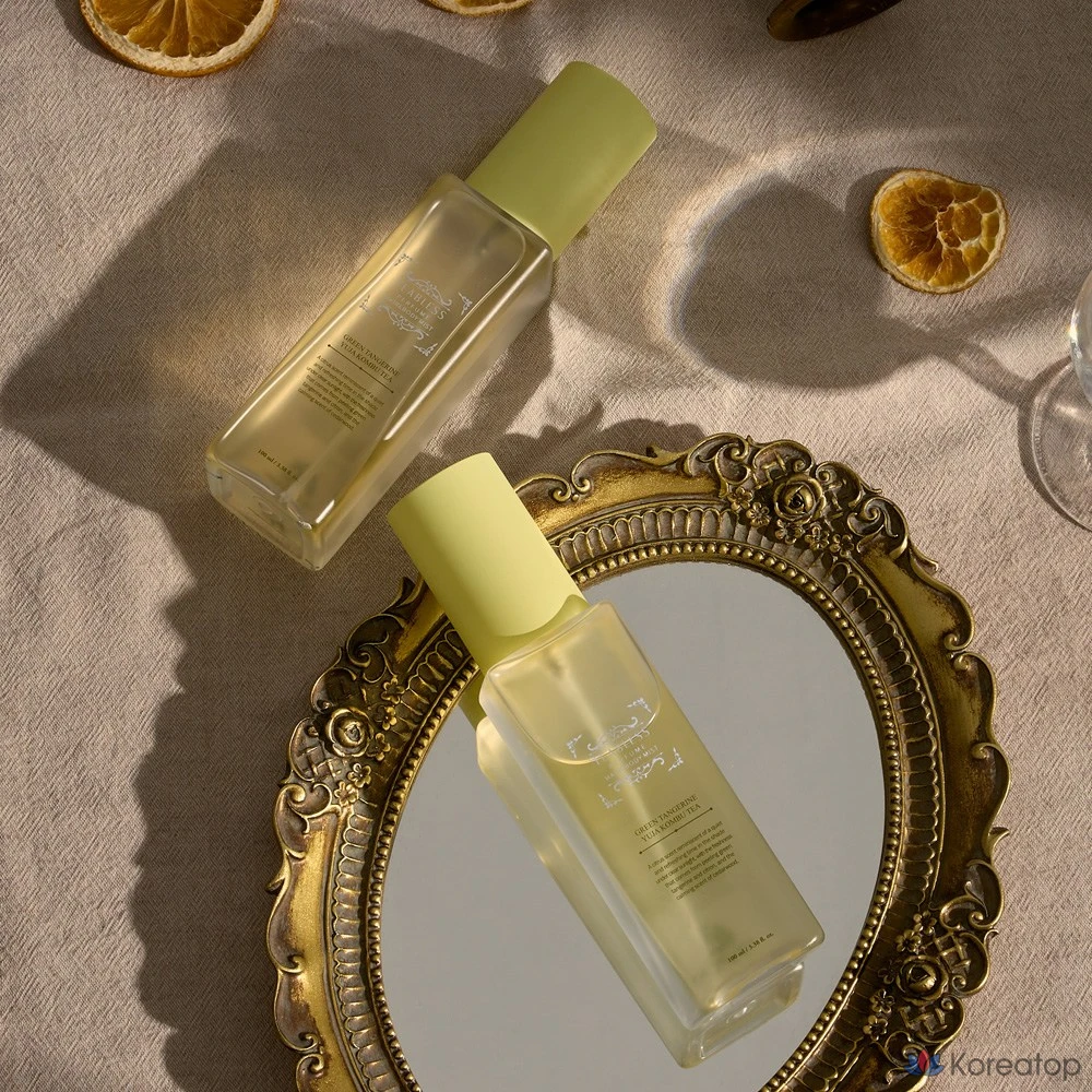 Парфюмированный спрей для волос и тела TEABLESS Combuti Green Tangerine Yuzu, 1 шт., 100 мл