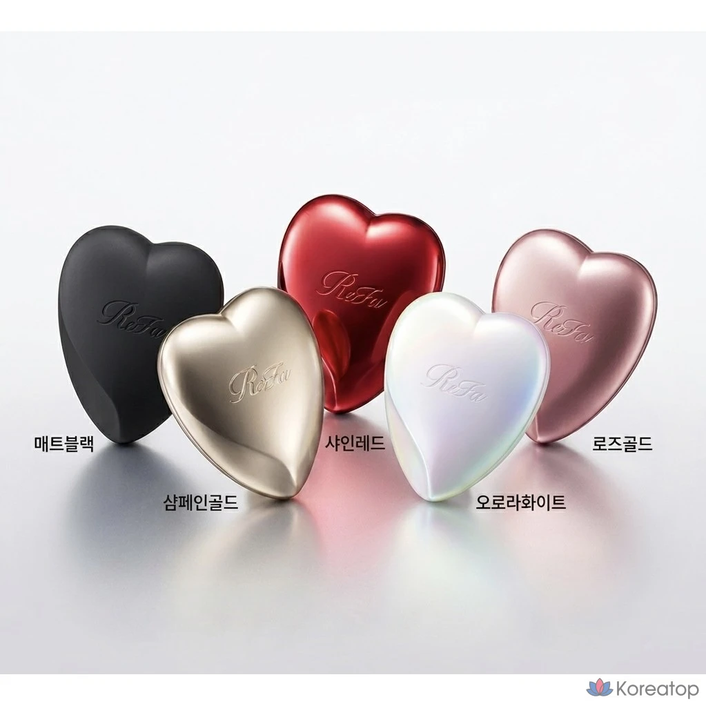 Расческа ReFa Heart Brush, Shine Red, 1 шт.