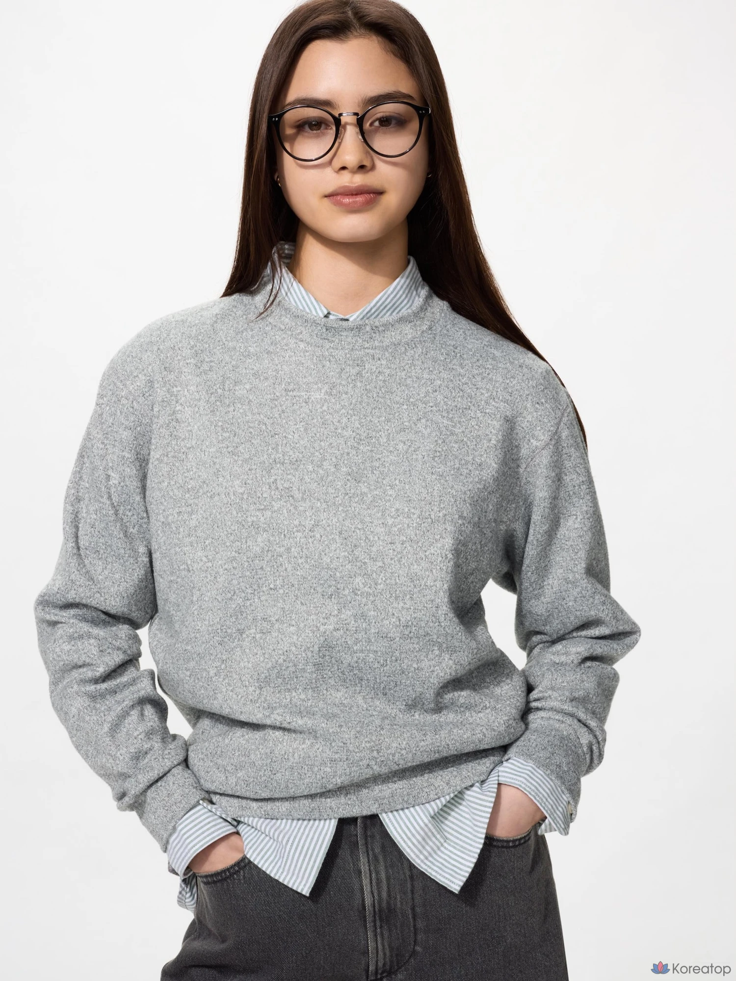 Футболка Uniqlo Soft Knit Fleece Crew Neck T