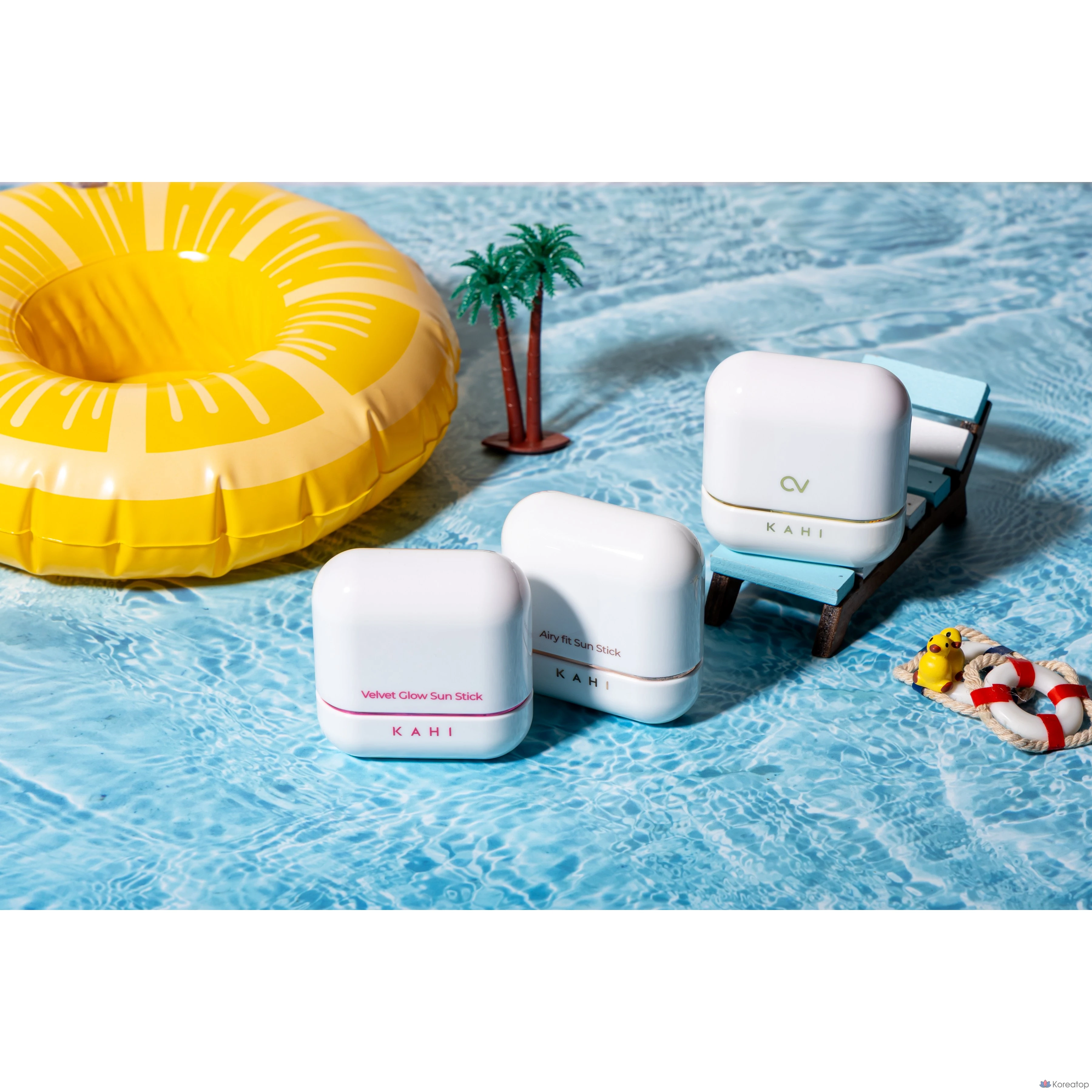 KAHI Kahi Sun Stick 13.5g (Airy Fit/Velvet/CV Shine Fit/Caviglow), Velvet (1 шт.), CV Shine Fit (1 шт.)