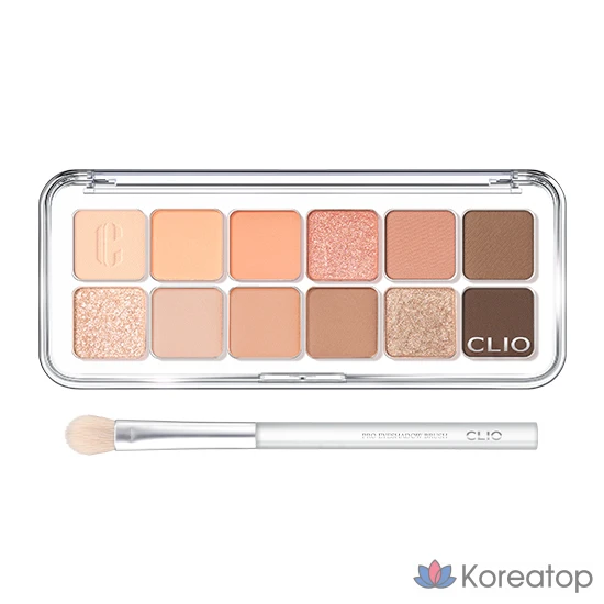 Палетка теней Clio Pro Eye Palette Air, 001 Coral Studio, 1 шт.