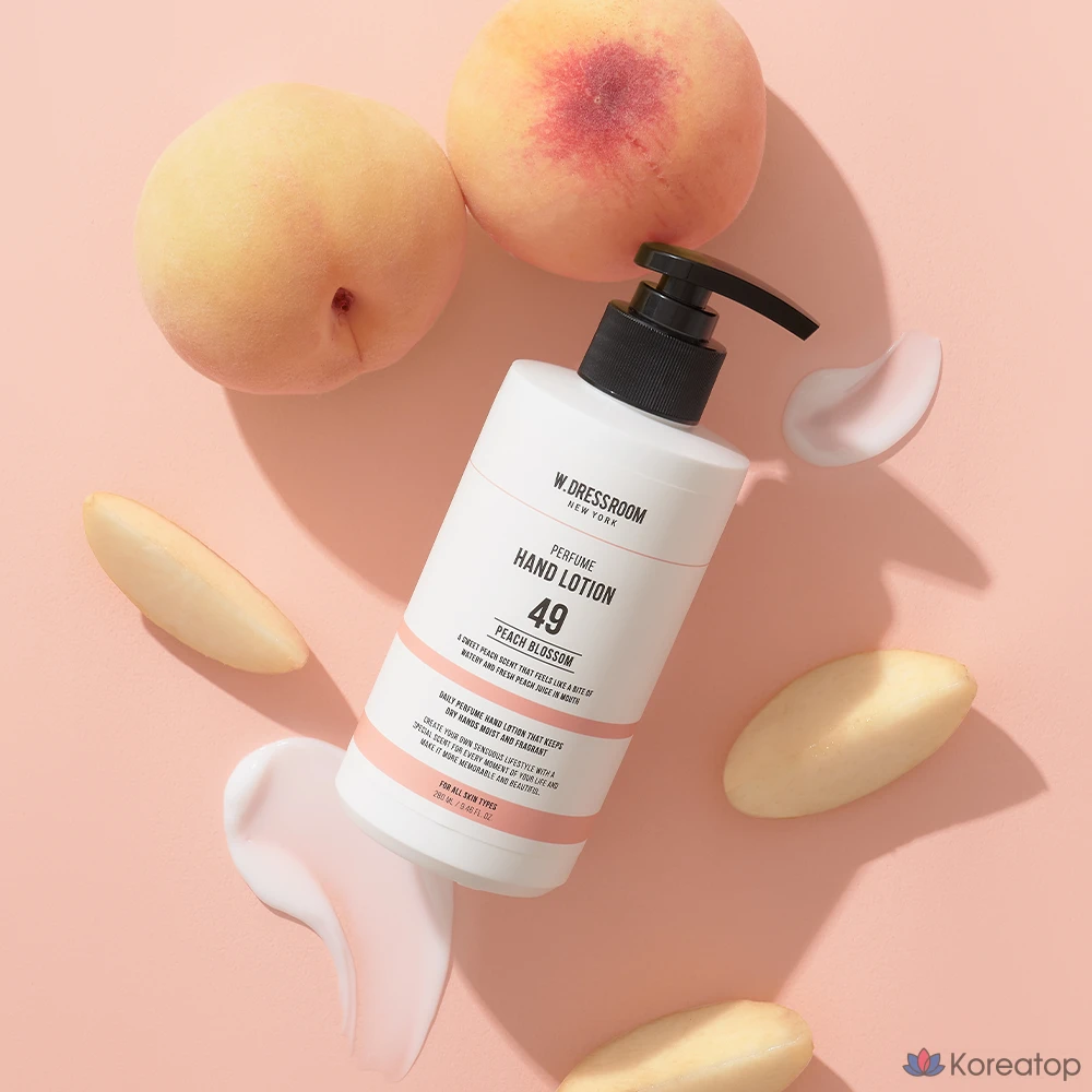 Парфюмерный лосьон для рук W.Dressroom «Персиковый цветок», 280 мл, 1 шт.