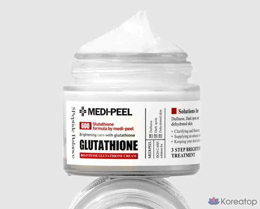 Medi-Peel Bio Intense Glutathione White Cream 50 г + Mela Plus Tox Ampoule 35 мл, 2 набора, фото 3