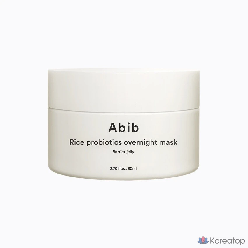 Ночная защитная маска-гель AbiB с рисовыми пробиотиками, 80 мл, 1 шт.