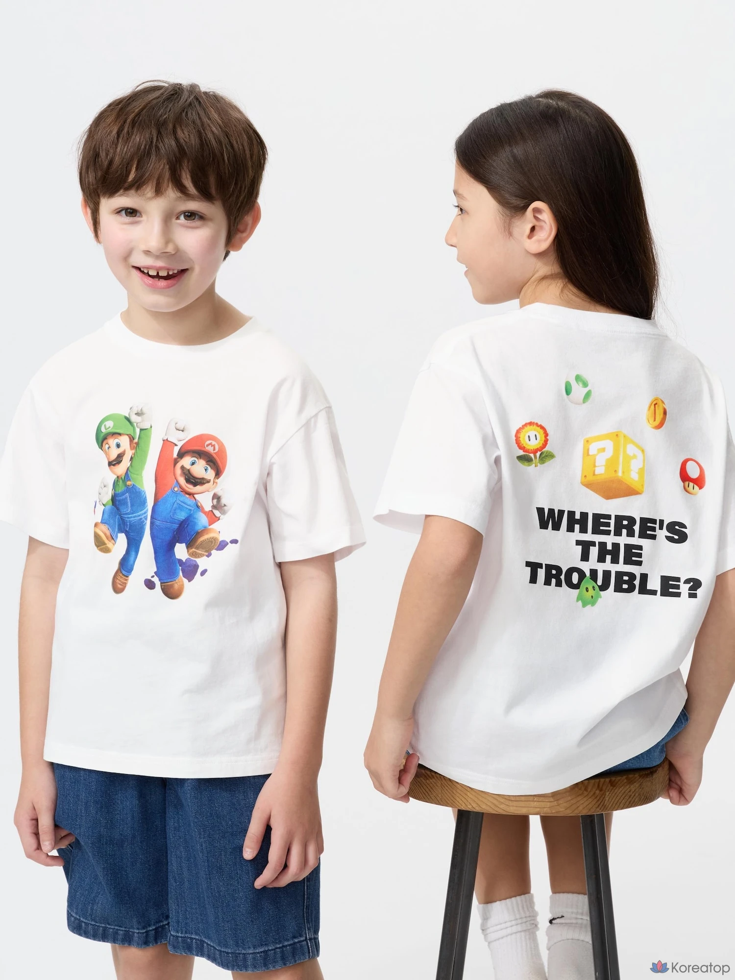 Футболка детская Uniqlo Mario Movie UT Graphic T-Shirt