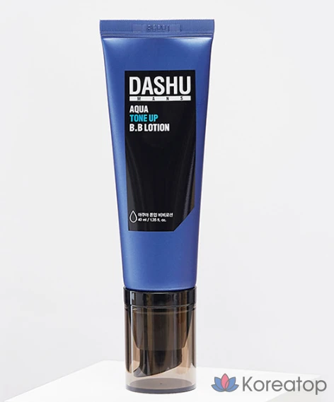 Набор из 4 предметов: BB-лосьон DASHU Men's Aqua Tone-Up, 40 мл + пенка для умывания DASHU Men's Aqua Deep Sea Water, 30 мл., фото 2