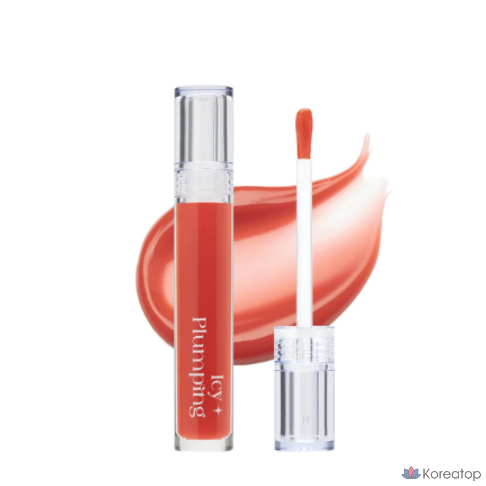 Блеск для губ MERZY Icy Plumping Lip Gloss, 1 шт., 4,5 г, ICY PLUMPING 2 Chilling Cherry