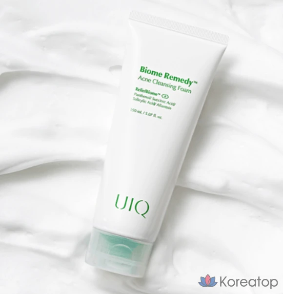 Пенка для умывания UIQ Biome Remedy от прыщей, 150 мл, 1 шт., фото 6