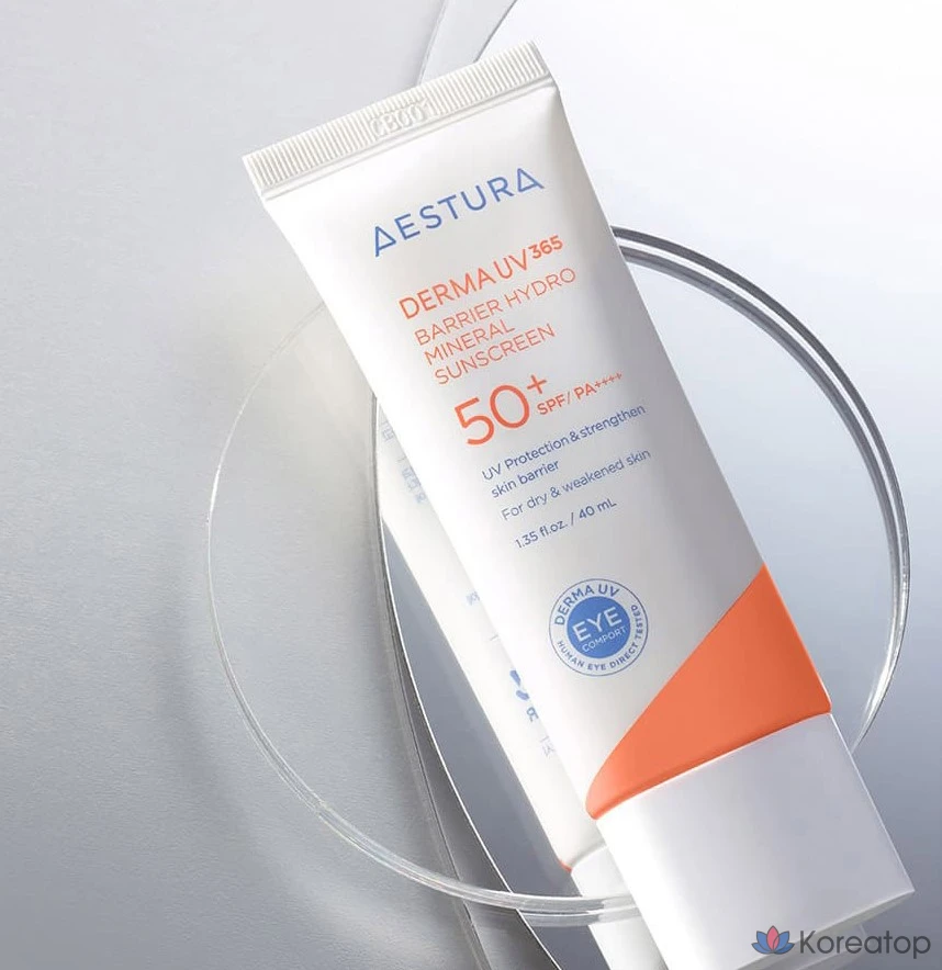 Estura Derma UV365 Barrier Moisture Mineral Sunscreen SPF50+ PA++++, 40 мл, 1 шт.