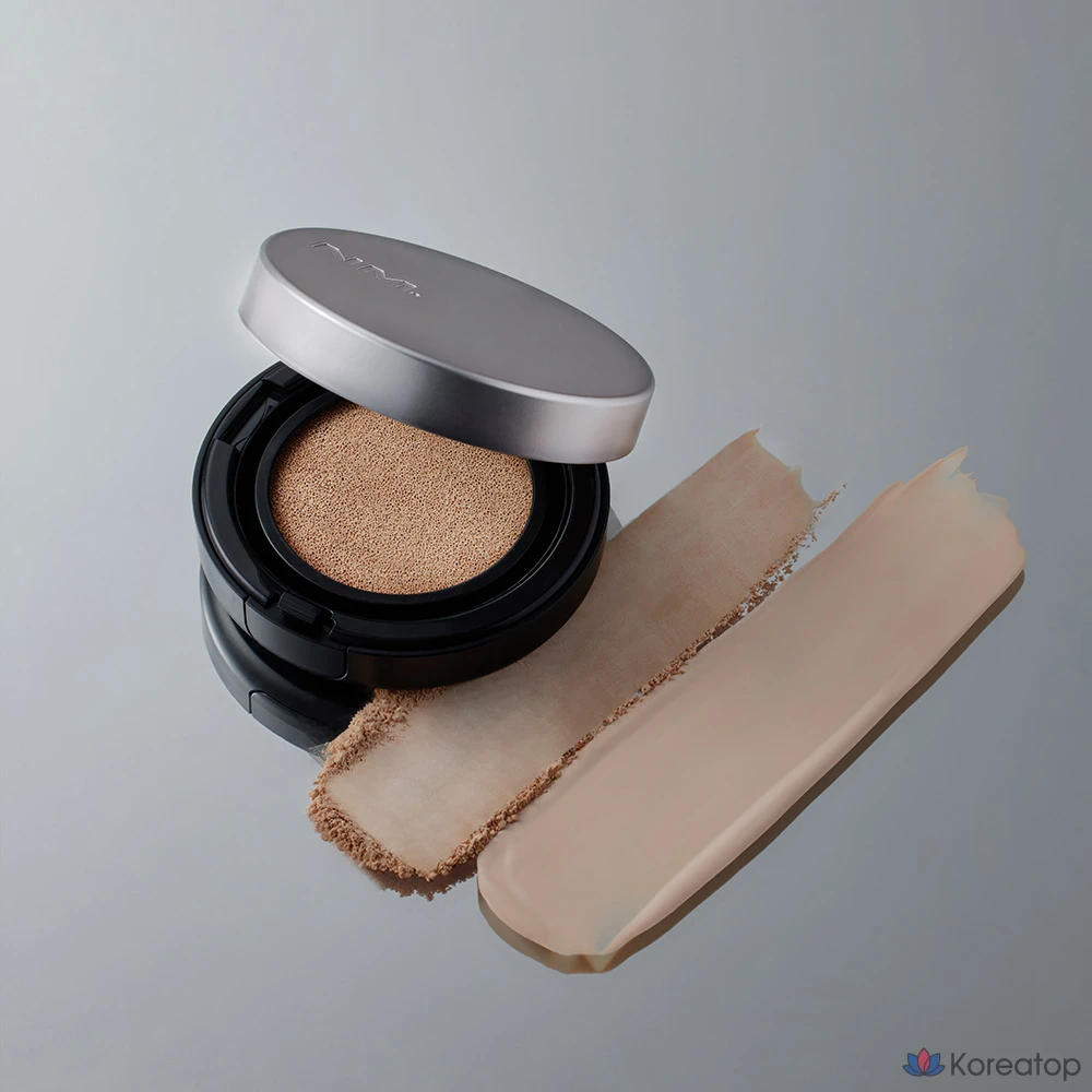 Набор тональных кремов NAMING Layered Matte Fit Cushion 13g + сменный блок 13g, 17Y, 1 шт., фото 7