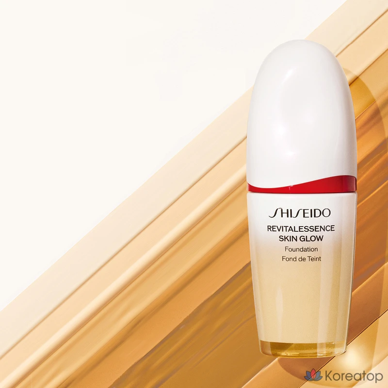 Тональный крем Shiseido Revitalessence Skin Glow Foundation, оттенок 130 Opal, 30 мл, 1 шт., фото 3