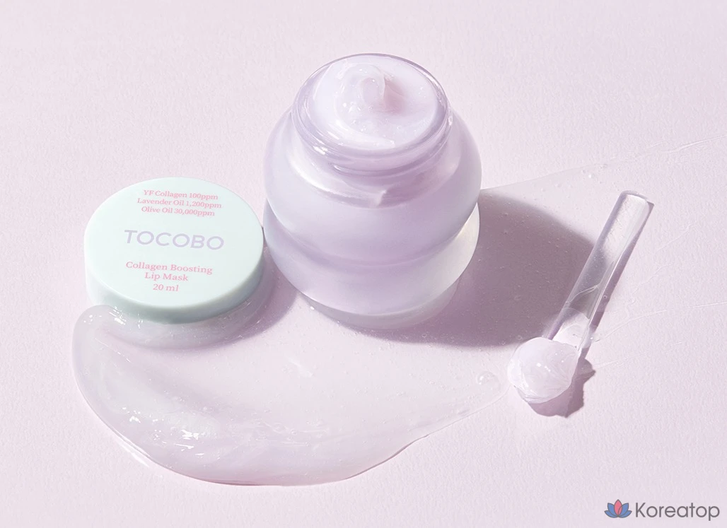 Маска для губ Tokobo Collagen Boosting Lip Mask с успокаивающим ароматом лаванды, 20 мл, 2 шт., фото 4