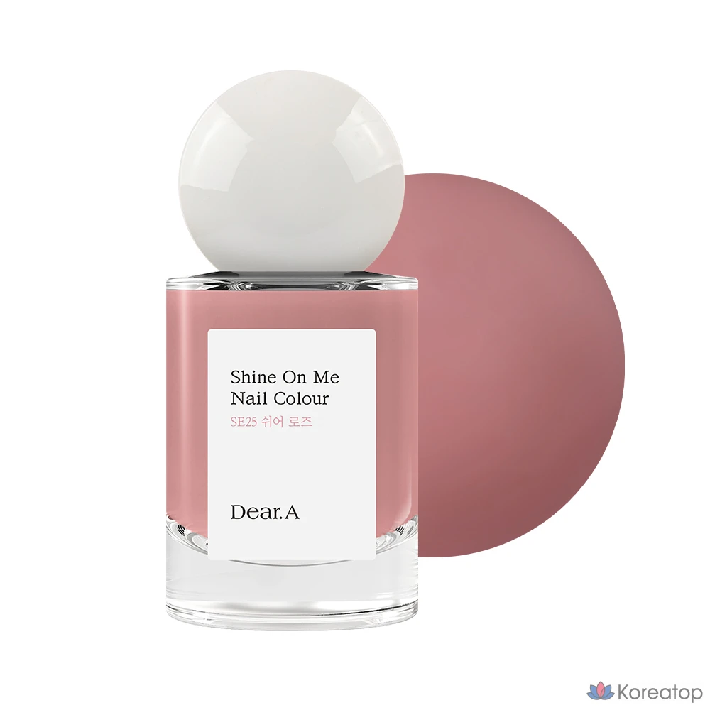 Лак для ногтей Dear.A Shine On Me, SE25 Полупрозрачная роза, 11 мл, 1 шт.