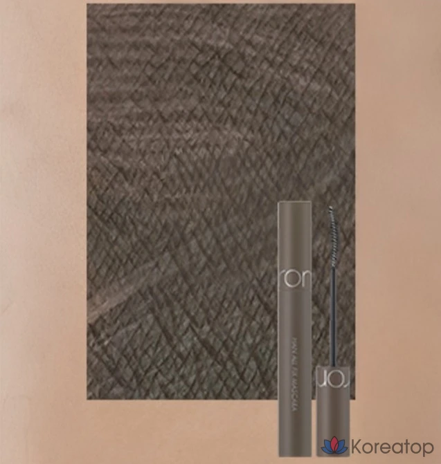 Тушь для ресниц ROM&ND Hanol Fix, 7 г, L02 Длинный пепел, 1 шт., фото 4