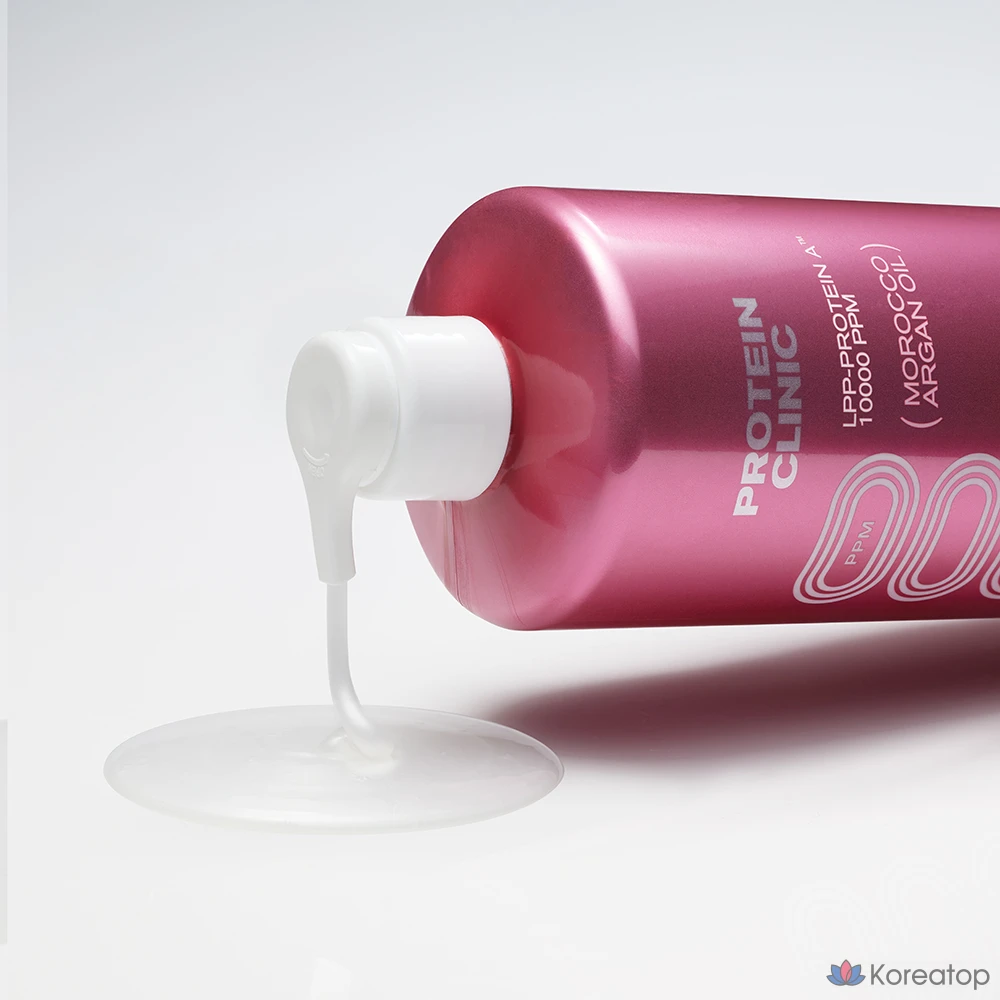 Шампунь Elastine Protein Clinic 10000 с марокканским аргановым маслом, высокопитательный, с ароматом персикового цветка, 1 шт., 1 л.