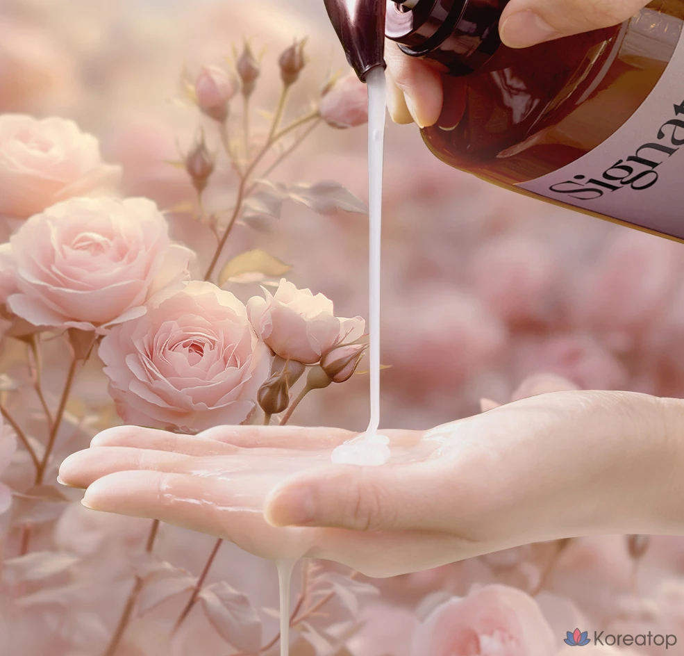 Шампунь Elastine Signature Scalp Care Damaged Hair Clinic с мягкой кислотностью, ароматом мускуса Blanche, 1 л, 1 шт.