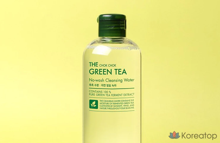 Очищающая вода с зеленым чаем Tony Moly The Chok Chok, 500 мл, 1 шт., фото 4