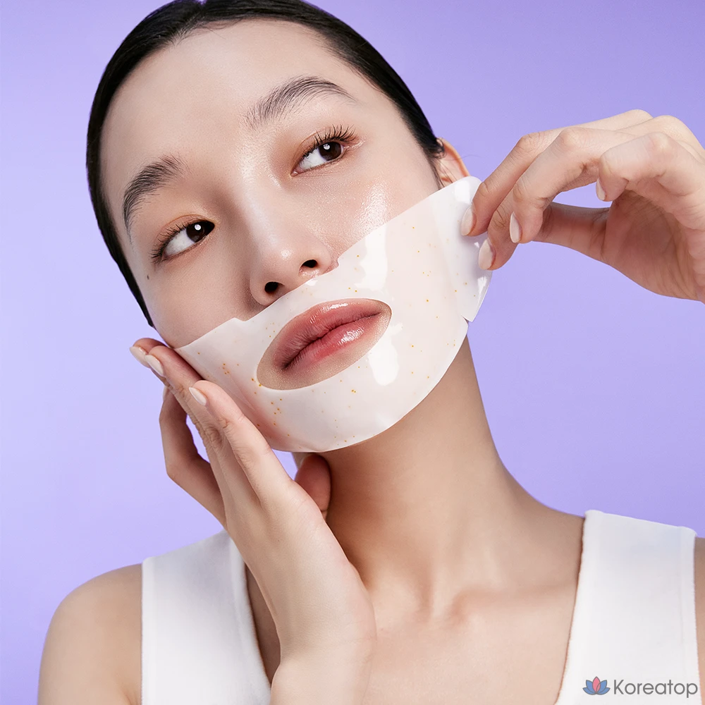 Успокаивающая восстанавливающая тонизирующая гелевая маска Dermafirm R4, 3 шт., 4 шт., фото 4