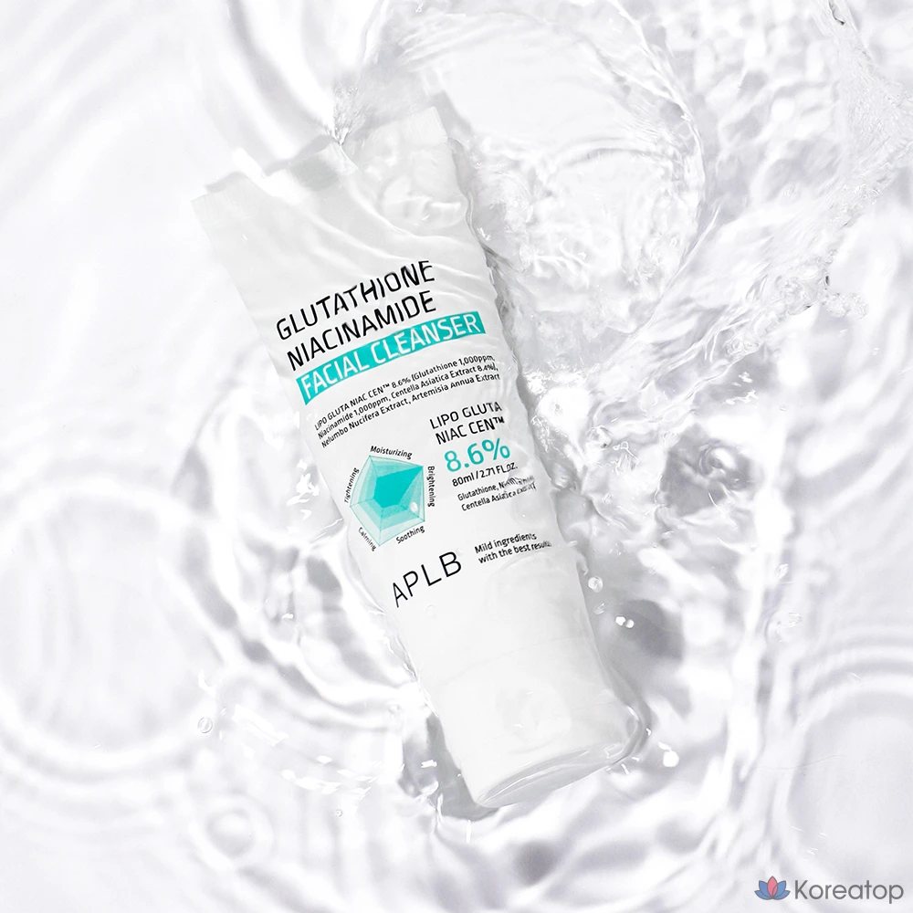 Очищающее средство для лица APLB Glutathione Niacinamide Facial Cleanser, 80 мл, 1 шт.