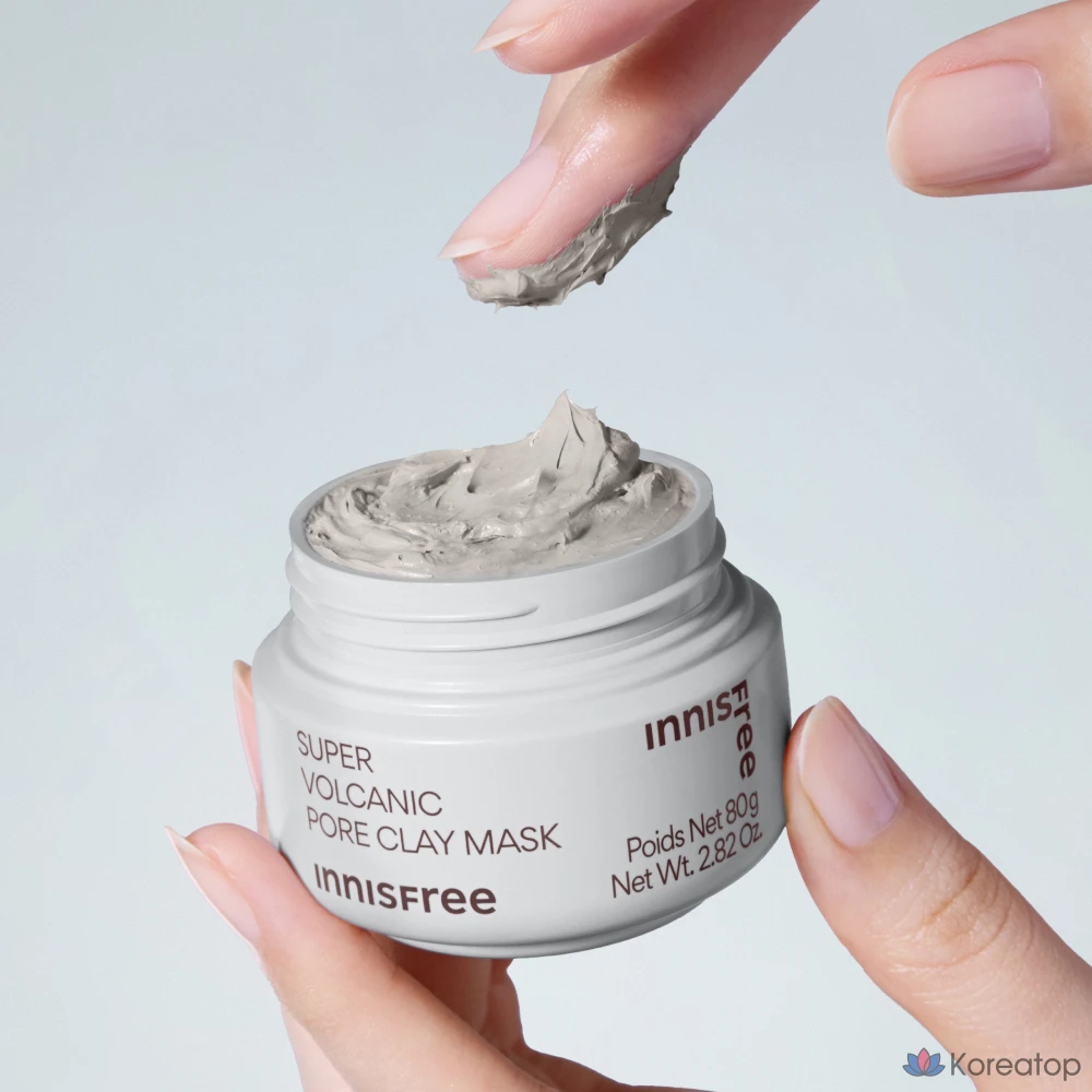 Маска для лица Innisfree Super Volcanic Pore Clay Mask, 80 г, 1 шт.