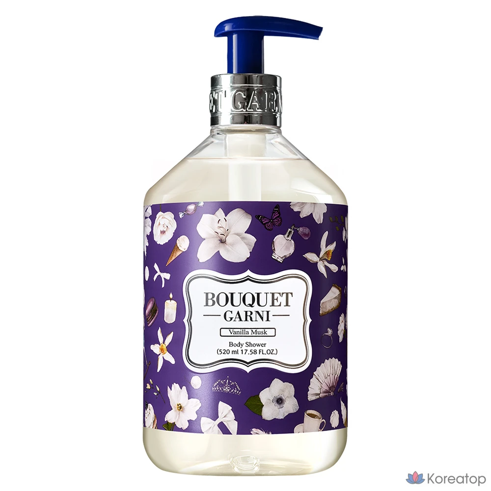 Гель для душа Bouquet Garni с ароматом ванили и мускуса, 520 мл, 1 шт.