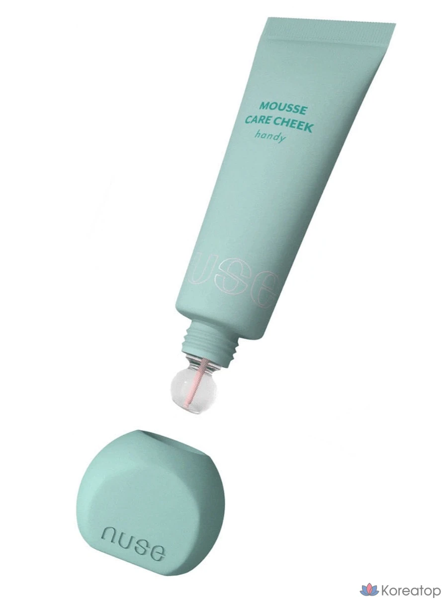 Румяна nuse Mousse Care Cheek Handy Blusher, 10 мл, оттенок 04 Apple, 1 шт., фото 4