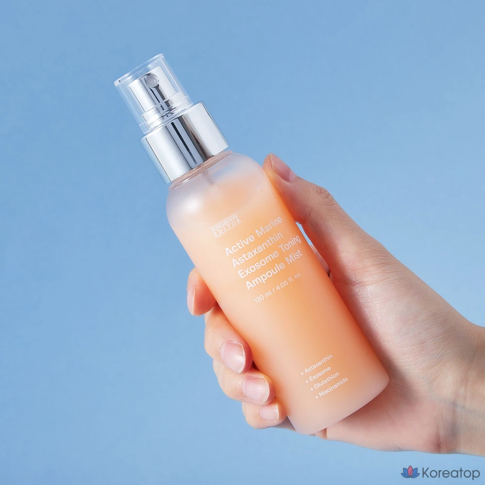 Тонизирующая ампула-спрей с активным морским астаксантином и экзосомами, 120 мл, 1 шт.