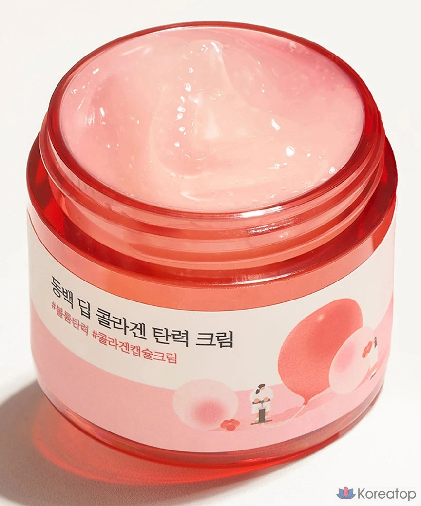 Укрепляющий крем Round Lab Camellia Deep Collagen, 1 шт., 50 мл
