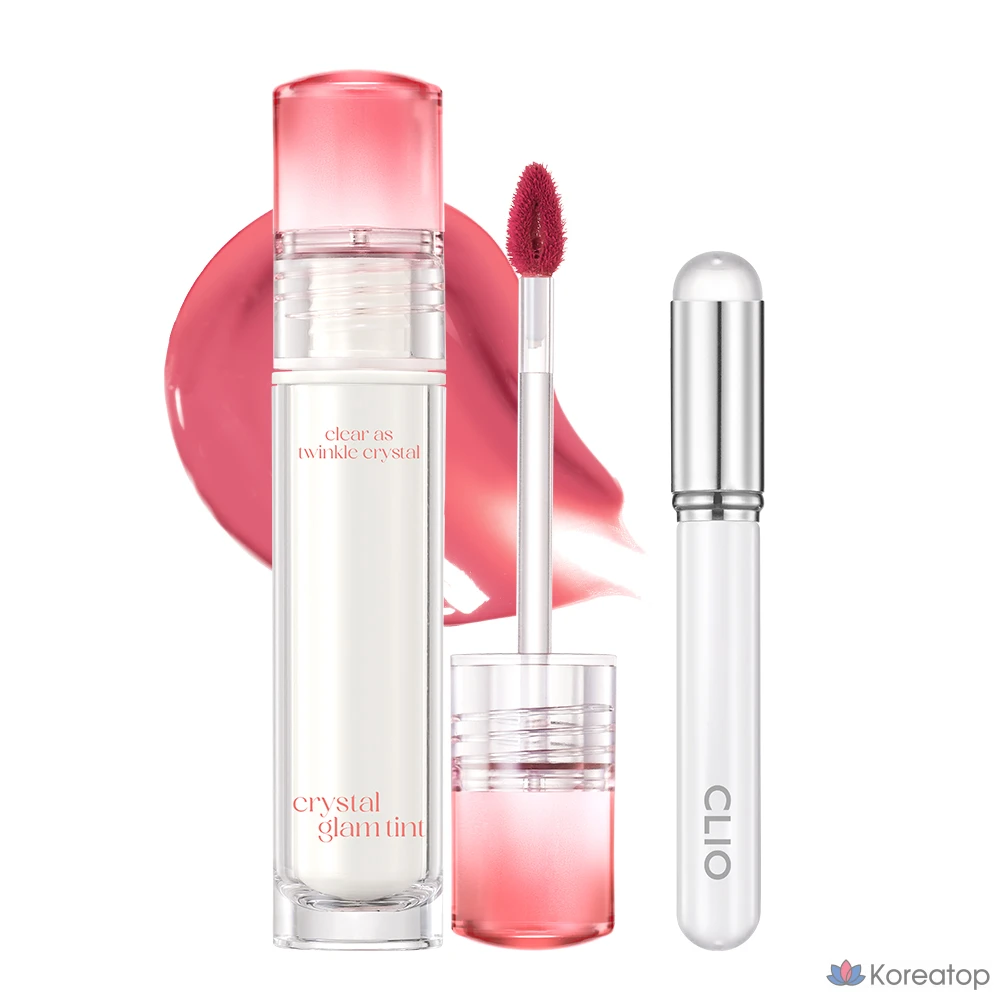 Тинт для губ Clio Crystal Glam + кисточка для губ, 1 шт., 006 Daily Mauve
