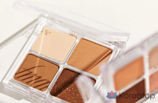 Палетка теней для век FMGT Eye Moment, оттенок 01 Smoke Brown, 1 шт., фото 4