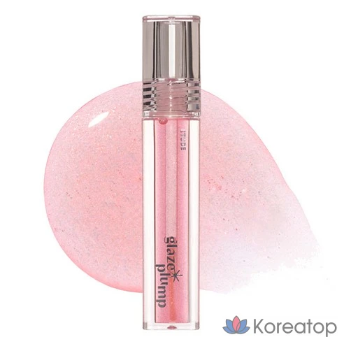 Блеск для губ Etude House Glaze Plump Gloss, оттенок Aurora Pink, 4 г, 1 шт.